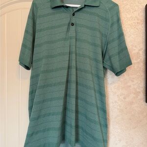 Lululemon Athletica Green Polo Shirt